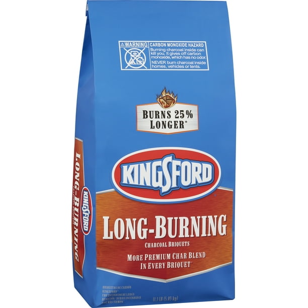 Kingsford Long-Burning Charcoal Briquettes, 11.1 lbs - Walmart.com