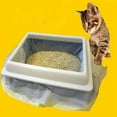 thumbnail image 3 of 7 Pcs/lot Cat Litter Box Liners, Durable Thickening Drawstring Cat Litter Bags, Automatic Closing, 3 of 6