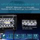 thumbnail image 3 of Luz de trabajo LED 12V 300W 7 '' Foco LED para automóvil 12v Impermeable IP67 Spot Flood Luces antiniebla LED 27,000lm Luces de trabajo para automóvil Camión Tractor SUV Barco (2 PCS) [Clase de, 3 of 5