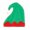 D, variant on Christmas Elf Hat Adult Kids Color Matching Festive New Year Christmas Party Photo Prop Little Bell Pendant Winter Cap