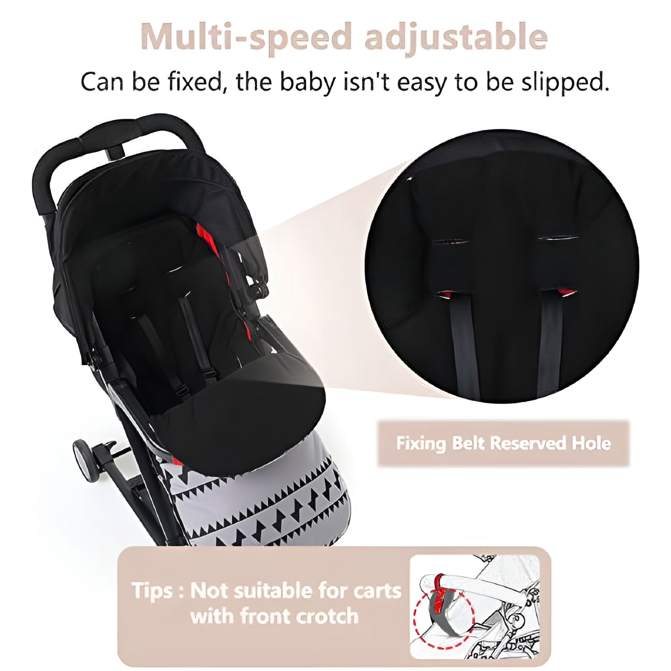 GASTROPOD Baby Bunting Bags , Stroller Sleeping Bag, Baby Cozy Stroller Blanket, Waterproof/Windproof Infant Baby Stroller Footmuff Winter Fits Most Stroller Pram