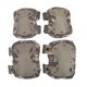 thumbnail image 1 of Conjuntos de almohadillas protectoras de rodilla y codo de protección de ciclismo de patín de combate de escalada ajustable (ACU), 1 of 8