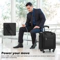 thumbnail image 6 of Underseat Carry On Luggage Softside Lightweight Rolling Travel Bag Spinner Suitcase, 6 of 14