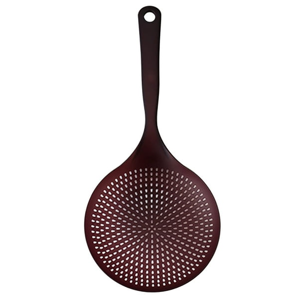 Strainer Spoon Kitchen Colander Large Long Handle Thickened Ravioli Dumpling Strainer Perfect Draining Pasta Salad Vegetables, Ukhbmc