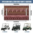 thumbnail image 3 of Top-Rated Golf Cart Seat Cover 51" x 31", Customer-Approved Microfiber Towel Blanket for EZGO, Club Car, Yamaha, 3 of 8