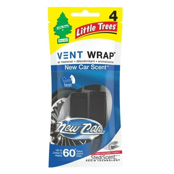 Little Trees CTK-52733-24 New Car Vent Wraps, 4-Pack