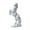 White, variant on Nordic Style Resin War Horse Statue Running Horse Sculpture Animal Figure Desk Decorative Ornamentation Collection Gift , White