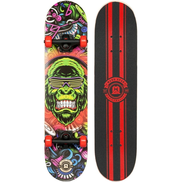 Madd Gear 31 7 Kicktail Beginner Complete Skateboard with Maple Deck -