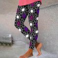 thumbnail image 5 of Women's Halloween Print Leggings High Waisted Elastic Yoga Pants Tummy Control Lounge Pants for Workout Athletic Yoga, 5 of 5