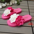 thumbnail image 6 of Women's Slippers Women's Casual Versatile Flop Sandals For Spring And Summer Featuring Comfortable And Stylish Floral Open Toe And Soft Soles.,Hot Pink,40, 6 of 9