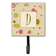 thumbnail image 3 of Letter J Initial Monogram - Tan Dots Leash or Key Holder, 3 of 7