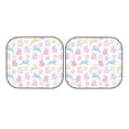 thumbnail image 7 of Haiem Easter Colorful Rabbit Car Windshield Sun Shade (2 Pieces) Foldable Windshield Sun Shade Car Accessories for Truck SUV Pickup-Large, 7 of 7