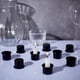 thumbnail image 5 of 30 piezas de latas para velas de té, vasos de metal negro para velas, portavelas, insertos de metal de aluminio para velas, 5 of 6