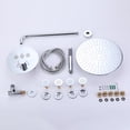 thumbnail image 4 of Thermostatic Complete Shower System with 4 PCS of Body Jets, Rainfall Shower Combo Set with Rough-in Valve, 4 of 5