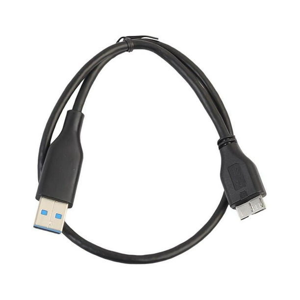 FLhrweasw Cable datos USB 3.0 macho-A a USB3.0 Micro-B 47 cm 5 pies