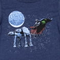 thumbnail image 2 of Star Wars Infant & Toddler Boys Blue Darth Vader Christmas Sled T-Shirt, 2 of 5