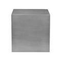 thumbnail image 2 of Benjara Brioni 20 Inch Tall Side End Table, Square Top, Brushed Silver Metal Frame, 2 of 5