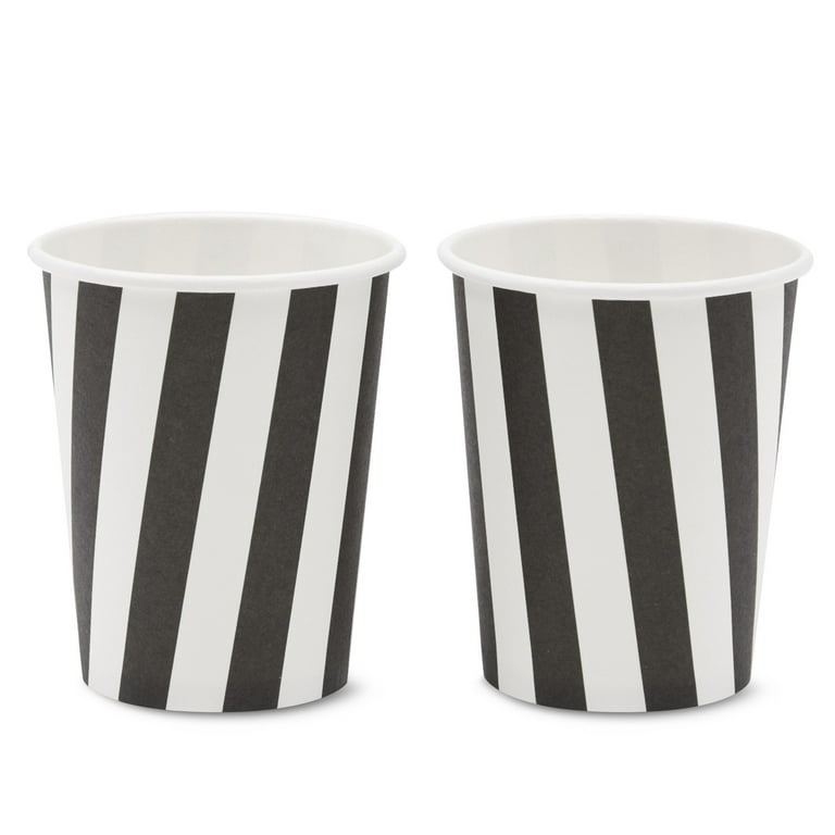 Black White Party Decorations Paper Plates Cups And Napkins Party