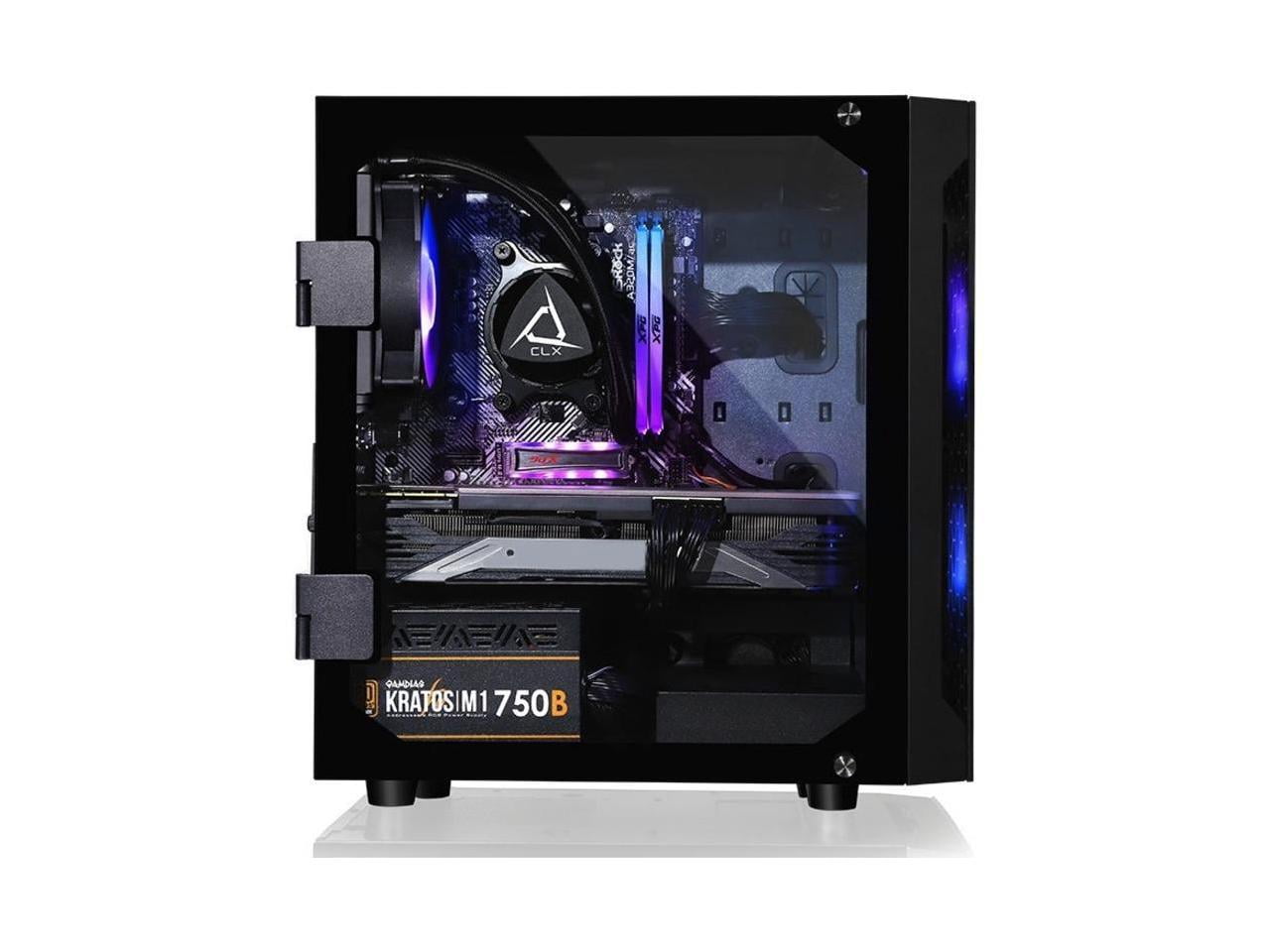 CLX SET Gaming Desktop, R7 5700X, 16GB RAM, 1TB SSD + 2TB HDD, RTX