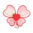 thumbnail image 4 of Alas de mariposa versátiles y románticas con forma de corazón rojo para cosplay, juego de rol, accesorios fotográficos. Organdí, 4 of 9