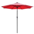 thumbnail image 3 of KOVAL INC. 9ft Solar Powered Lighted Outdoor Market Tilt Patio Umbrella, 3 of 5