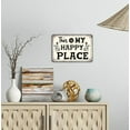 thumbnail image 5 of This Is My Happy Place Sign Retro Vintage Metal Sign Relax Decor for Home Cafe Bar Club Deck Yard Room Wall Decor Art 8x12 inch, 5 of 13