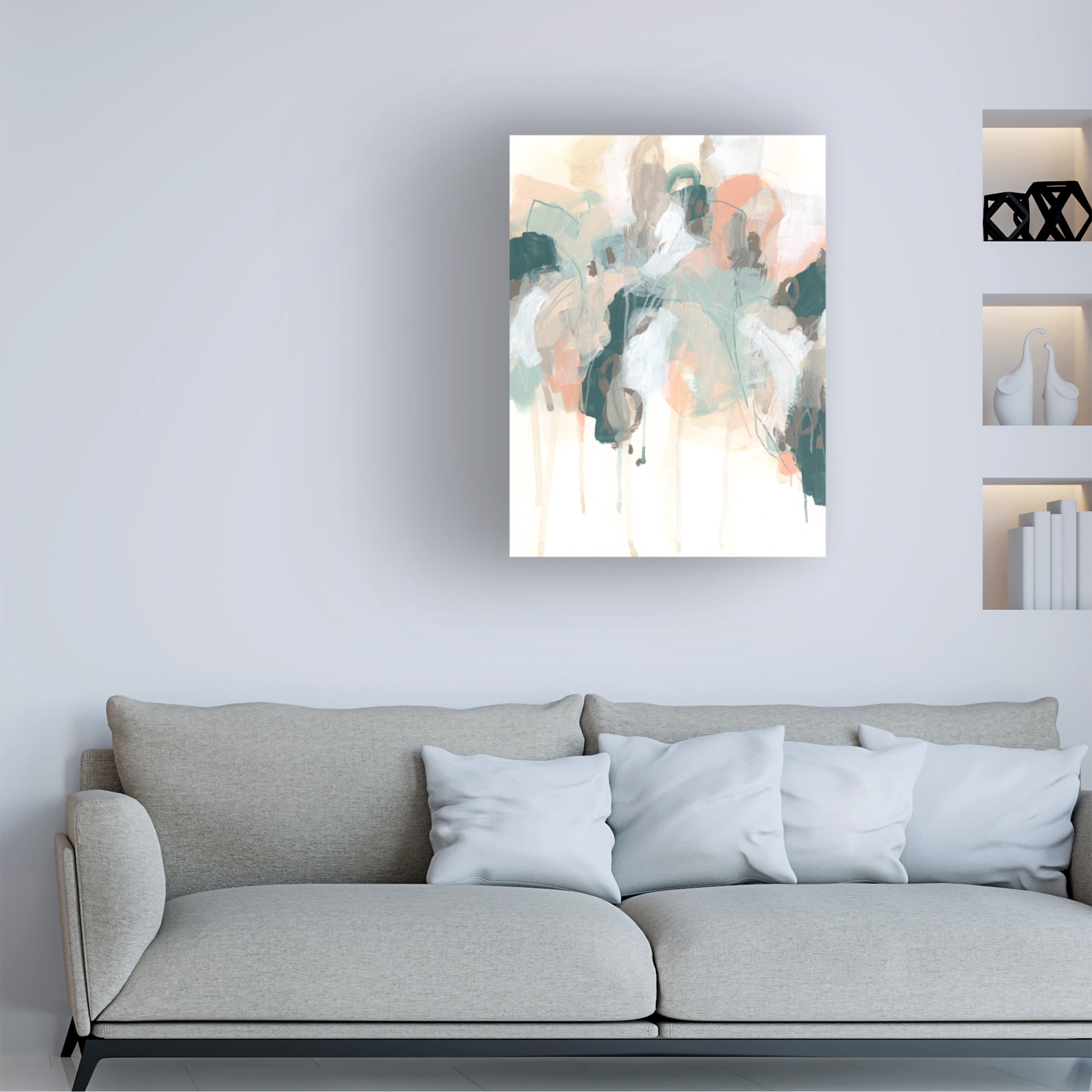 June Erica Vess 'Atmospheric Abstract II' Canvas Art