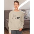 thumbnail image 2 of Perfect Companion Ii Sweatshirt Women -Ethan Harper Designs, Female 3X-Large, 2 of 4