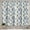 Dark Night Blue and Beige, variant on Botanical Valance & Tier Curtain 3 pcs Set, Autumn Vibe with Dried Leaves on Vertical Weathered Wood Planks Back, Window Treatments for Kitchen Room Decor, 55" x 36", Off White Dark Brown