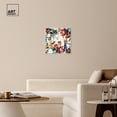 thumbnail image 3 of Maximalist Jungle Canvas Boho Maximalist Wall Art by Art Remedy, White Frame, 24" x 24", 3 of 7