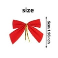 thumbnail image 2 of Christmas Bowknot Ornaments,Red Mini Red Bow,Twist Tie Bows for Christmas Tree,Hanging Decoration Supplies for Wedding and Gift Wrapping, 2 of 7