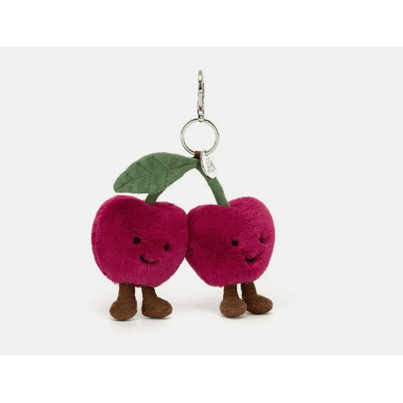 Cherries Bag Charm  Soft Plush Toy