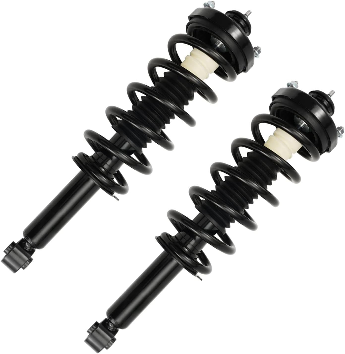 Detroit Axle - 2.4L Struts Kit for 2011-2019 Dodge Journey, Front and Rear Struts with Coil Spring Assembly 2012 2013 2014 2015 2016 2017 2018 Replacement Suspension