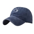 thumbnail image 2 of Only Moment Navy Unisex Vintage Washed Baseball Cap Hat Cotton Adjustable Snapback Multipack Ball Caps for Custom Embroidery Running Workouts Outdoor One Size, 2 of 2