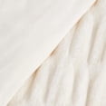 thumbnail image 2 of Bouclair Off White Rushed Plush Throw 60 X 50 in (152.4 X 127 cm), 2 of 3