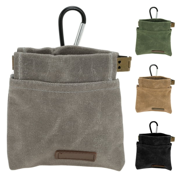 Bolsa de Golosinas para Perros Unique Bargains, Bolsa Portátil para Entrenamiento de Cachorros, Cierre Automático, Manos Libres, Snack de Recompensa, Gris