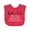 Fuchsia, variant on Inktastic Loved by My Grandma and Grandpa Cute Ladybug Boys or Girls Baby Bib