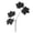 B, variant on QLUEWX Black Maple Leaf Branches Halloween Decorations, 15.8" Spooky Dark Maple Leaf Fall Stems Table Decor, Gothic Fake Stem Vase Filler Home Decor, Halloween Decor for Home Indoor Haunted House