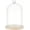 Shape01, variant on Glass Dessert Dome with Base Mini Domo Cake Cloche Dome Display Cases Bell Jars Cloche Glass Display Server Tray for Kitchen Birthday Party Wedding Diameter of The Glass Bell: 3.14" for DIY