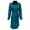 Green, variant on Women's Long Sleeve Cardigan Sweater Elegant Solid Color Duster Coat Casual Loose Fit Knit Open Front Wrap Dress
