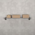 thumbnail image 2 of 14 x 60 Inch Chrome Wire Wall Mount Shelf, Heavy Duty Metal Wall Shelving for Garage, Kitchen, Basement Storage, 2 of 11