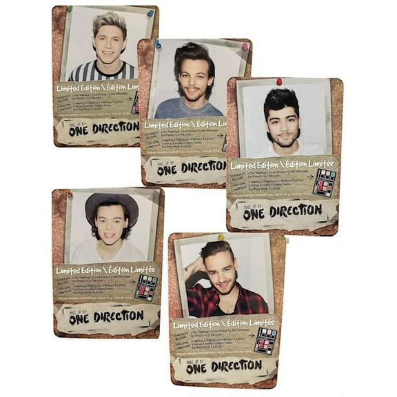 NEW 5 Member Count of Make Up by One Direction The Complete Palette Collection Makeup, Zayn, Harry, Niall, Louis, Liam 16 Count