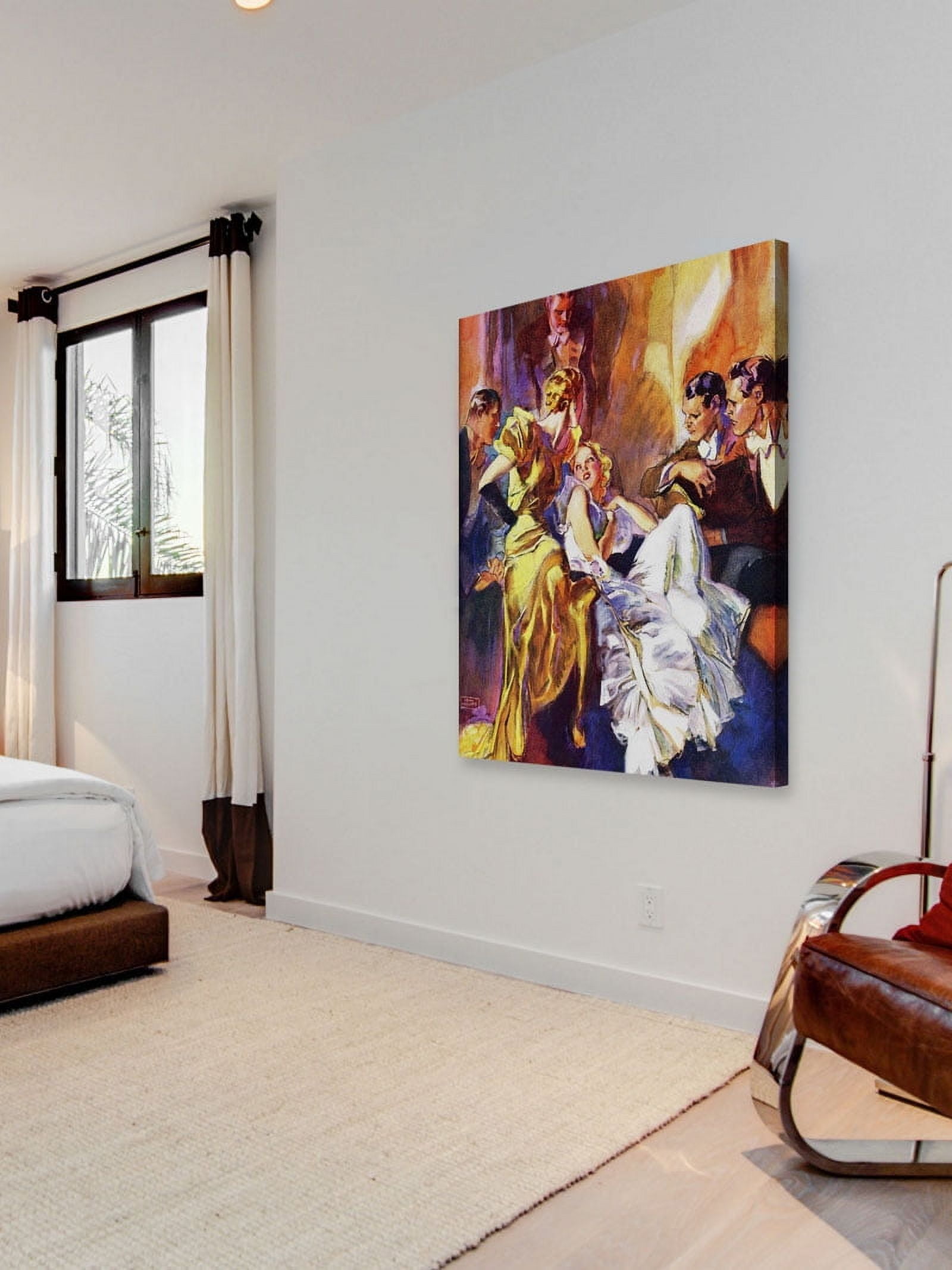 Marmont Hill "The Battle of the Blondes" by John LaGatta Painting Print on Canvas