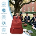 thumbnail image 3 of GASTROPOD High School Backpacks,Widened and Adjustable Shoulder Straps College Backpack,Curved Shoulder Straps Backpacks for Women for Daily Schooling and Short Trips,Red, 3 of 7