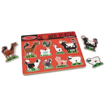 Puzzle Sonoro Melissa & Doug A Tema Strumenti Musicali + Omaggio Scratch Art Mini-Pad