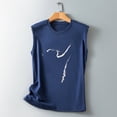 thumbnail image 4 of Tank Tops for Women, Womens Summer Cami O Neck Graphic Print Tunic Tees Trendy Casual Loose Tops Sleeveless Blouses, 4 of 5