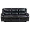 thumbnail image 6 of Camila 2-piece Upholstered Motion Reclining Sofa Set Black, 6 of 16