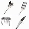 thumbnail image 4 of MasteelfCA 1 Set Portable Tableware Set Fork Spoon Cleaning Brush Straw and Table Cutter Home Supplies, 4 of 8