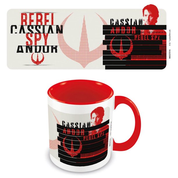 Star Wars: Andor - Taza Redacted (Rojo, Blanco, Negro)