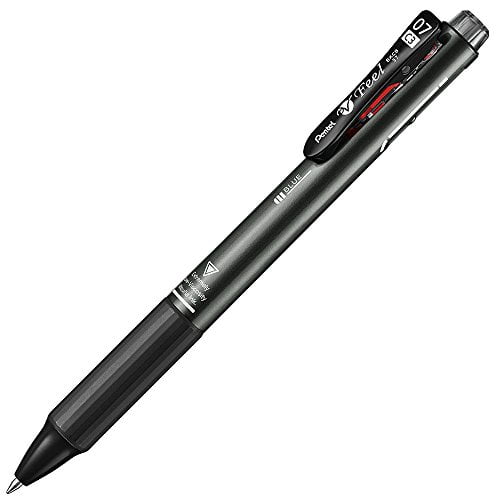 Pentel 3 Color Ballpoint Pen Feel 0.7 BXCB37MA Metallic Black 10